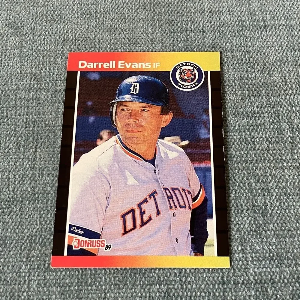 1989 Donruss Detroit Tigers Baseball Card Trading Card